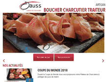 Tablet Screenshot of jauss-traiteur.com